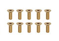 Racing Performer Precision Machined Brass FH Socket Screw M3×10mm (10pcs)