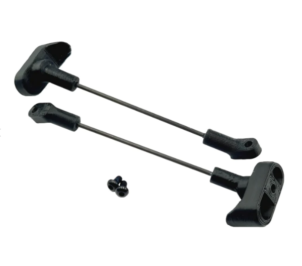 RCMaker 3D PRO CARBON Ultra-Light Wing Mount & Anti-Tuck Stiffener Set for 1/10 Onroad